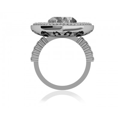 Juliet Golden Topaz Heart Ring